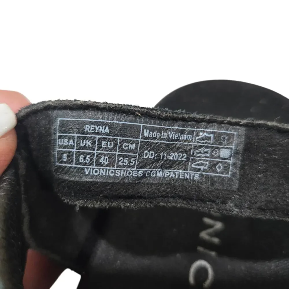 Vionic Reyna Wedge Sandal slide chunky Platform Y2K Arch Support Size 9 #900 - Picture 8 of 8